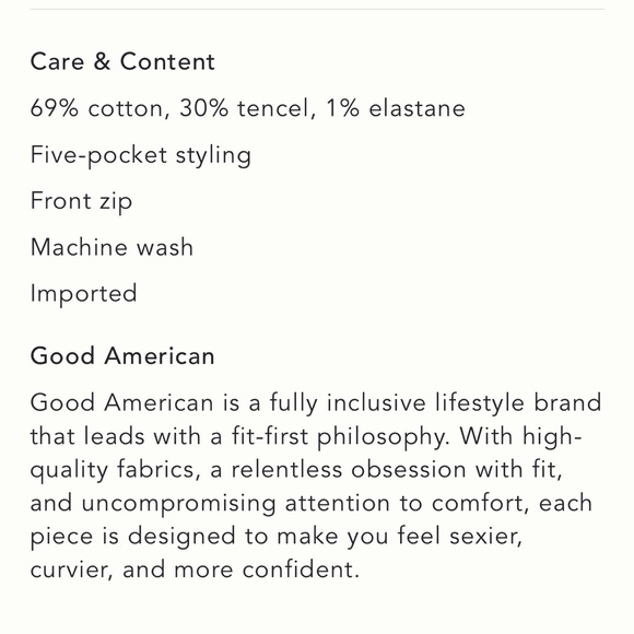 Good American Blue Straight Leg Jeans - Picture 11 of 11